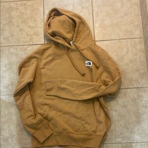 The North Face Tan Hooded Sweatshirt Casual Comfort